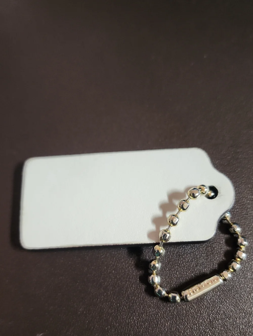 Coach Leather Hang Tag Set Of 3 Like New